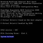 pcie training error slot 1